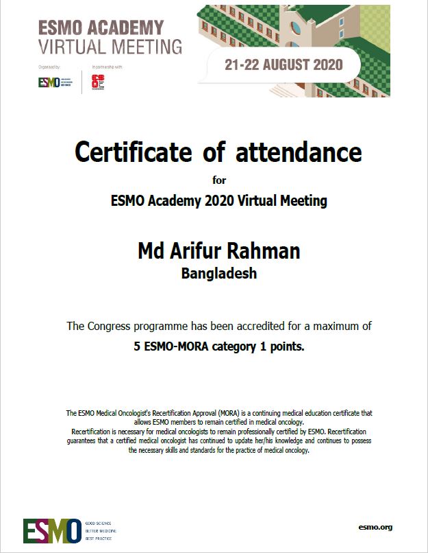 ESMO Academy 2020