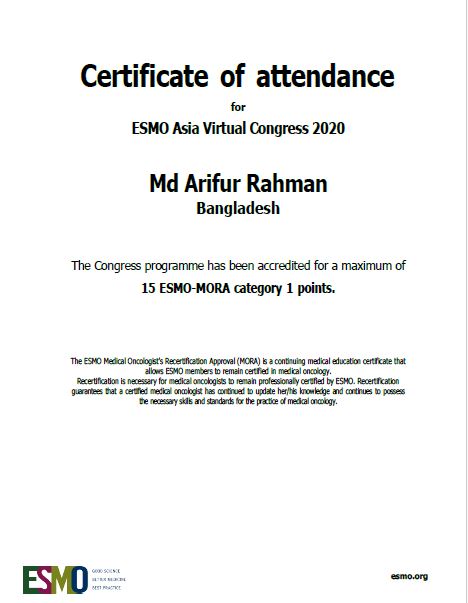 ESMO Asia Virtual Congress 2020