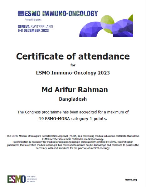 ESMO Immuno-Oncology 2023