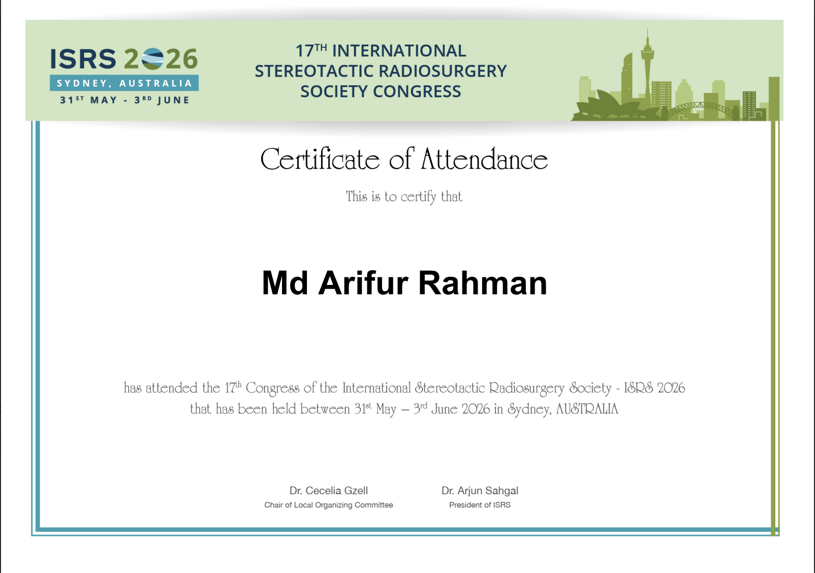 ISRS 2026
